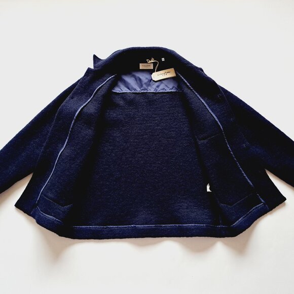 NEW Tintoria Mattei 954 Men's Blue Classic-collar Wool Blend Jacket Size XL - Picture 9 of 16